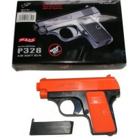Double Eagle P328 Spring Powered Orange Plastic BB Gun Pistol